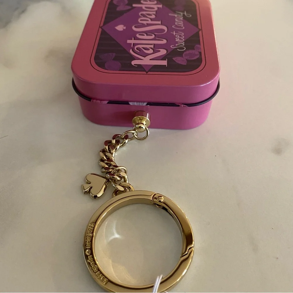 KATE SPADE Candy Shop Tin Key Fob